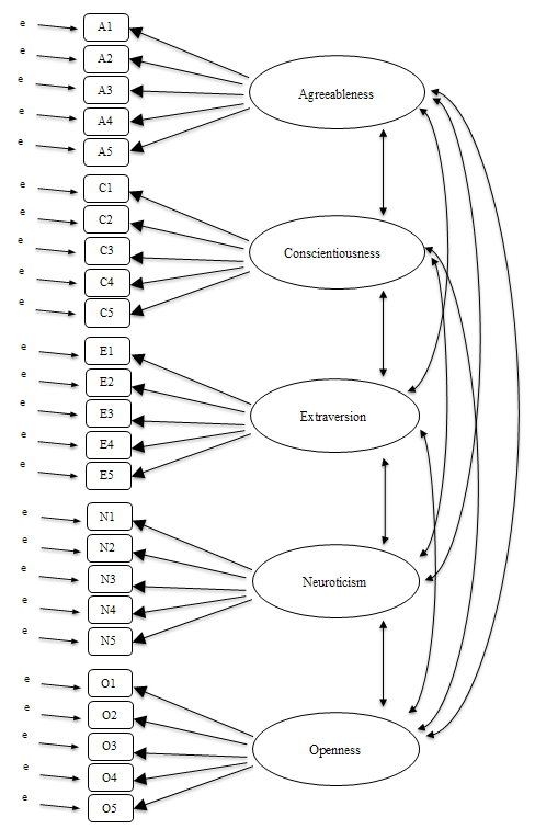 Initial pre-specification of latent factor structure